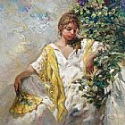 Jose Royo Canvas Paintings - LUCES